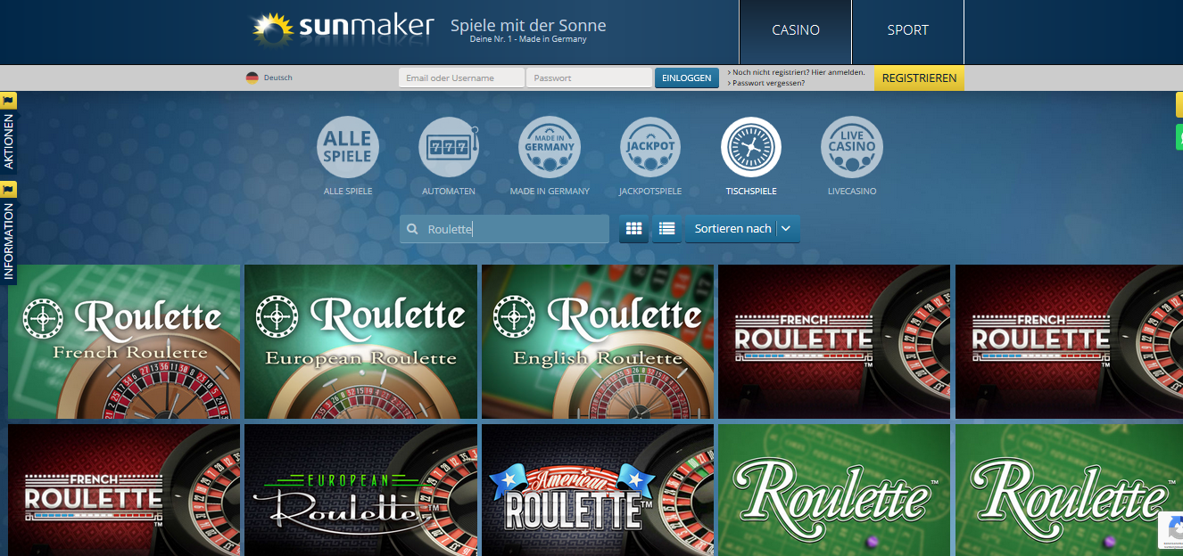 sunmaker Roulette